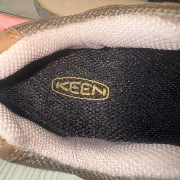 Keen Womens Shasta Hiking Trail Lace Up Shoes Waterproof Brown Blue Size 7.5 - Picture 8 of 10